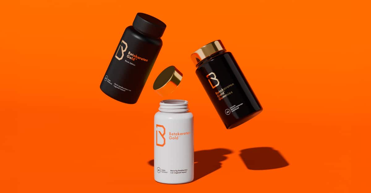 Betakaroten Gold, Betakaroten Gold Black og Betakaroten Gold Gummies