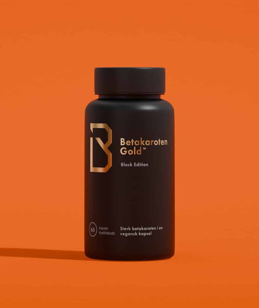 Betakaroten Gold Black med 15 mg betakaroten